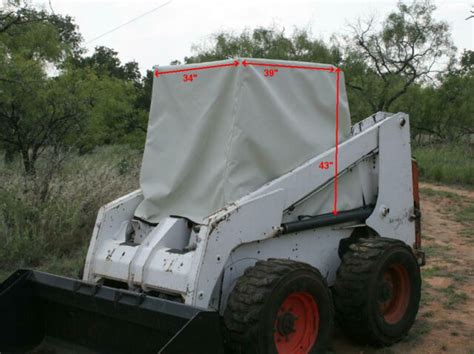 cover for bobcat skid steer|skid steer covers for tractors.